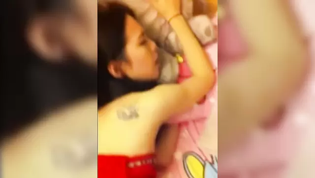 Fucking a Mongolian girl's hairy pussy